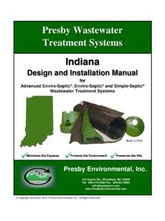 presby wastewater treatment manual